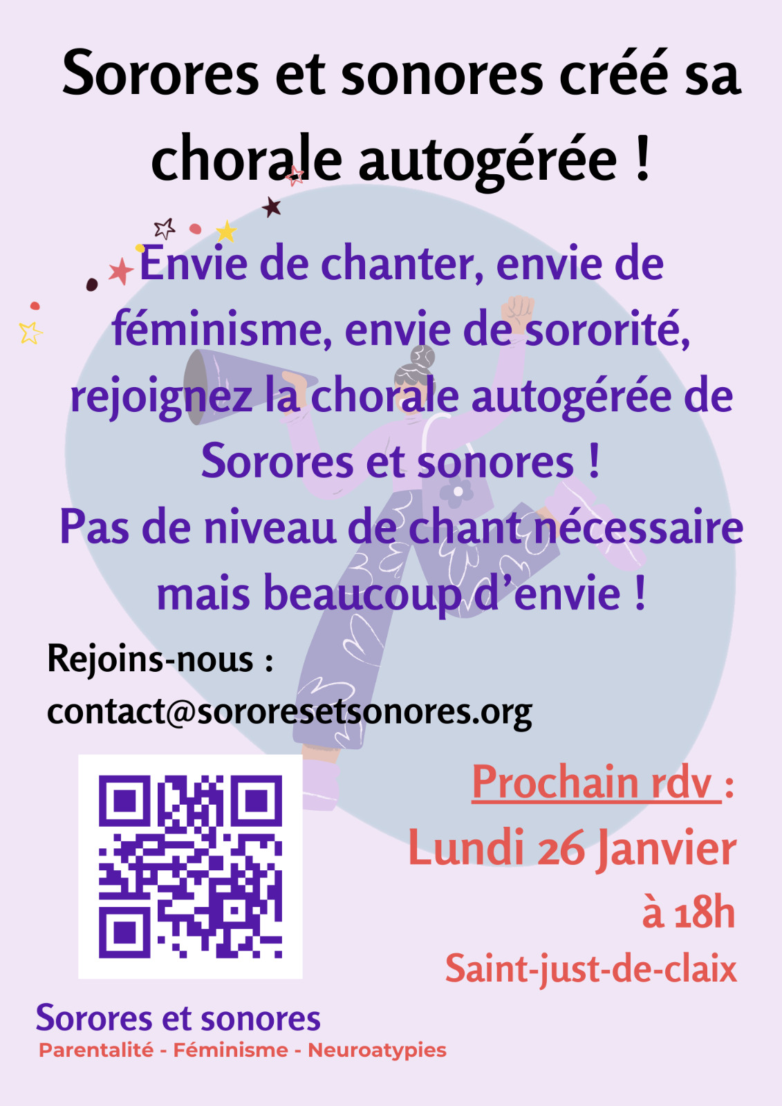 Affiche prochaine chorale autogérée